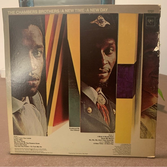 CHAMBERS BROTHERS A New Time A New Day LP 1968 Columbia CS9671 Soul Funk Vinyl - Picture 3 of 10